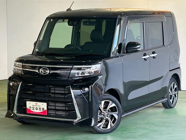 タントカスタムXナビ ドラレコ ETC 電動パーキング プッシュボタンスタ−ト 両側電動スライドドア 衝突被害軽減ブレーキ コ−ナ−センサ− アイドリングストップ機能 シ−トヒ−タ− バックカメラ(奈良県)の中古車