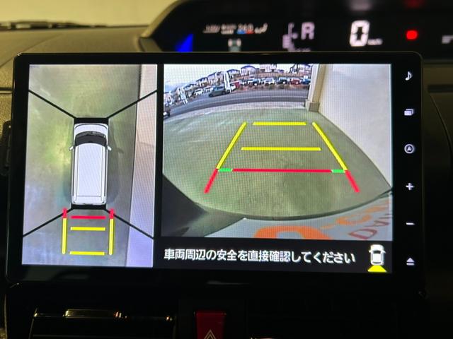 タントカスタムＲＳ４ＷＤ　タ−ボ　ナビ　ドラレコ　ＥＴＣ　電動パーキング　プッシュボタンスタ−ト　両側電動スライドドア　コ−ナ−センサ−　衝突被害軽減ブレーキ　アイドリングストップ機能　シ−トヒ−タ−　パノラマモニタ−（奈良県）の中古車