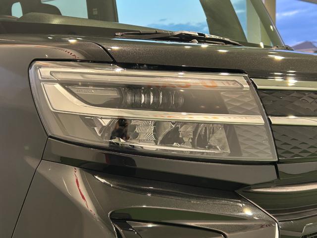 タントカスタムＲＳ４ＷＤ　タ−ボ　ナビ　ドラレコ　ＥＴＣ　電動パーキング　プッシュボタンスタ−ト　両側電動スライドドア　コ−ナ−センサ−　衝突被害軽減ブレーキ　アイドリングストップ機能　シ−トヒ−タ−　パノラマモニタ−（奈良県）の中古車