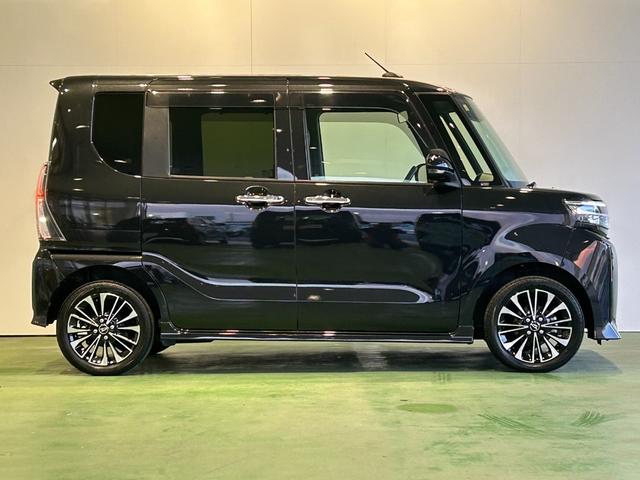 タントカスタムＲＳ４ＷＤ　タ−ボ　ナビ　ドラレコ　ＥＴＣ　電動パーキング　プッシュボタンスタ−ト　両側電動スライドドア　コ−ナ−センサ−　衝突被害軽減ブレーキ　アイドリングストップ機能　シ−トヒ−タ−　パノラマモニタ−（奈良県）の中古車