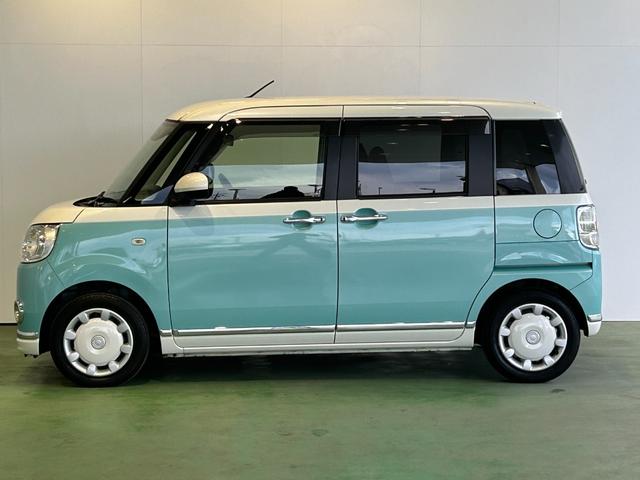 ムーヴキャンバスＧメイクアップＶＳ　ＳＡIIIナビ　ドラレコ　ＥＴＣ　プッシュボタンスタ−ト　両側電動スライドドア　片側シ−トヒ−タ−　テレビキャンセラー　アイドリングストップ機能　衝突被害軽減ブレーキ　パノラマモニタ−　ＬＥＤヘッドライト（奈良県）の中古車