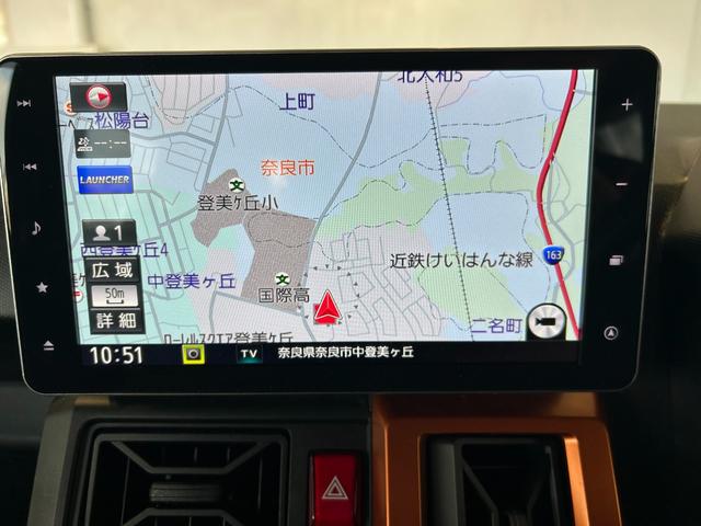 タフトＧナビ　ドラレコ　ＥＴＣ　衝突被害軽減ブレーキ　コ−ナ−センサ−　アイドリングストップ機能　フロントシ−トヒ−タ−　プッシュボタンスタ−ト　電動パーキング　バックカメラ（奈良県）の中古車