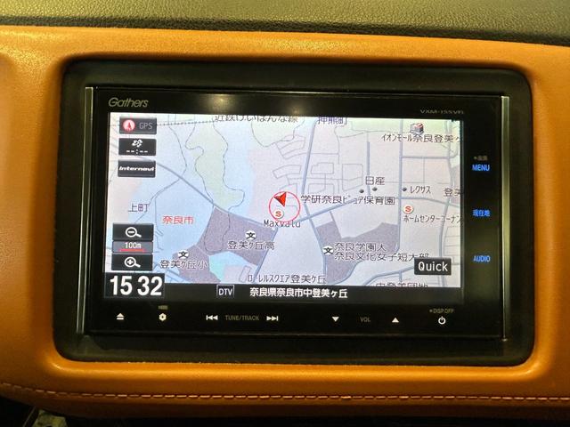 ヴェゼルハイブリッドＺナビゲーション　ドラレコ　ＥＴＣ　クル−ズコントロ−ル　プッシュボタンスタ−ト　電動パーキング　バックカメラ　ＬＥＤヘッドライト（奈良県）の中古車