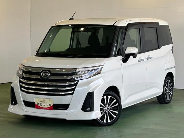 トールカスタムＧ　ターボバックカメラ対応　衝突被害軽減ブレーキ　コ−ナ−センサ−　全車速追従機能付ＡＣＣ　両側電動スライドドア　電動パーキング　プッシュボタンスタ−ト　ＬＥＤヘッドライト（奈良県）の中古車