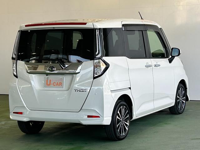 トールカスタムＧ　ターボバックカメラ対応　衝突被害軽減ブレーキ　コ−ナ−センサ−　全車速追従機能付ＡＣＣ　両側電動スライドドア　電動パーキング　プッシュボタンスタ−ト　ＬＥＤヘッドライト（奈良県）の中古車