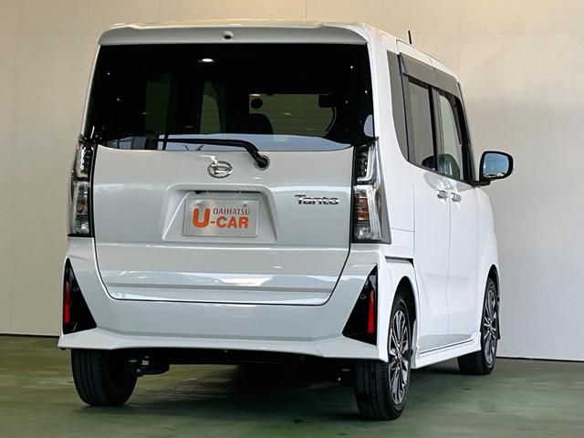 タントカスタムＲＳタ−ボ　ディスプレイオーディオ　ドラレコ　ＥＴＣ　衝突被害軽減ブレーキ　コ−ナ−センサ−　両側電動スライドドア　アイドリングストップ機能　シ−トヒ−タ−　電動パーキング　バックカメラ（奈良県）の中古車