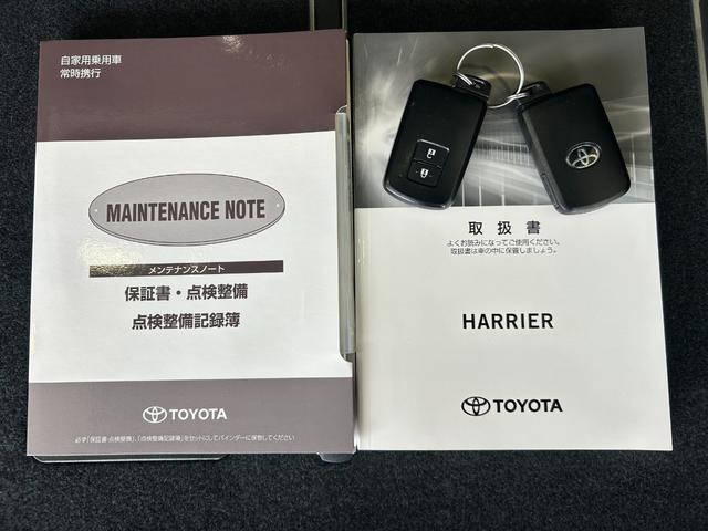 ハリアーエレガンス　ＧＲスポーツナビゲーション　ＥＴＣ　ドラレコ　クル−ズコントロ−ル　電動パーキング　衝突被害軽減ブレーキ　プッシュボタンスタ−ト　バックカメラ（奈良県）の中古車