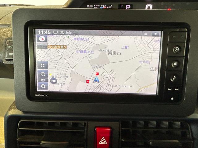 タントＸナビ　ドラレコ　ＥＴＣ　コ−ナ−センサ−衝突被害軽減ブレーキ　片側電動スライドドア　プッシュボタンスタ−ト　シ−トヒ−タ−　アイドリングストップ機能　パノラマモニタ−（奈良県）の中古車