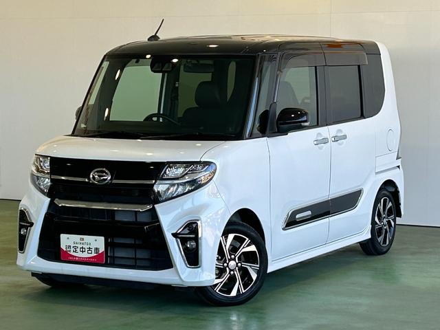 タントカスタムＸナビ　ドラレコ　ＥＴＣ　衝突被害軽減ブレーキ　バックカメラ　コ−ナ−センサ−　シ−トヒ−タ−　ロングスライドシ−ト　アイドリングストップ機能　両側電動スライドドア　プッシュボタンスタ−ト（奈良県）の中古車