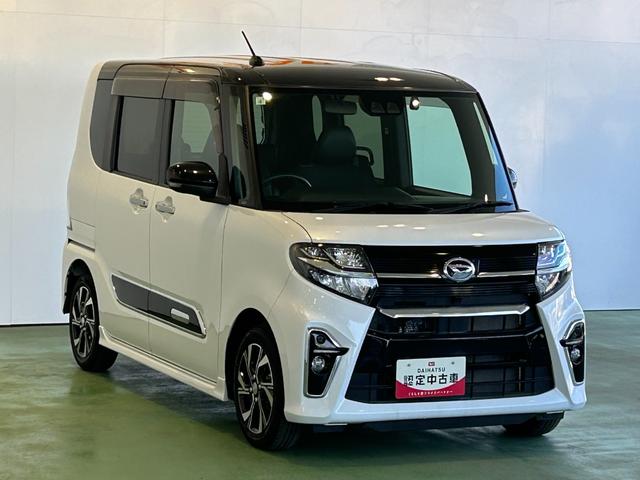 タントカスタムＸナビ　ドラレコ　ＥＴＣ　衝突被害軽減ブレーキ　バックカメラ　コ−ナ−センサ−　シ−トヒ−タ−　ロングスライドシ−ト　アイドリングストップ機能　両側電動スライドドア　プッシュボタンスタ−ト（奈良県）の中古車