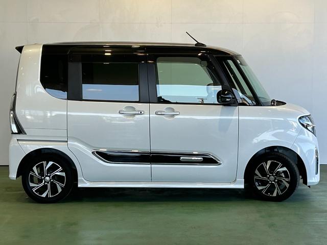 タントカスタムＸナビ　ドラレコ　ＥＴＣ　衝突被害軽減ブレーキ　バックカメラ　コ−ナ−センサ−　シ−トヒ−タ−　ロングスライドシ−ト　アイドリングストップ機能　両側電動スライドドア　プッシュボタンスタ−ト（奈良県）の中古車
