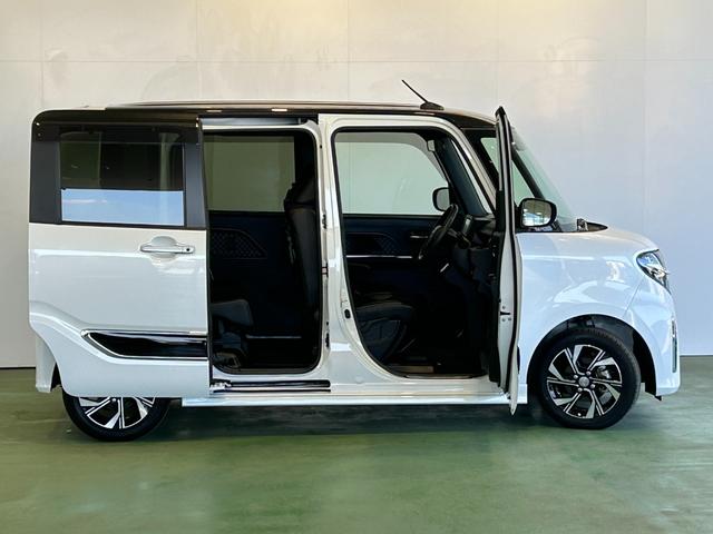 タントカスタムＸナビ　ドラレコ　ＥＴＣ　衝突被害軽減ブレーキ　バックカメラ　コ−ナ−センサ−　シ−トヒ−タ−　ロングスライドシ−ト　アイドリングストップ機能　両側電動スライドドア　プッシュボタンスタ−ト（奈良県）の中古車