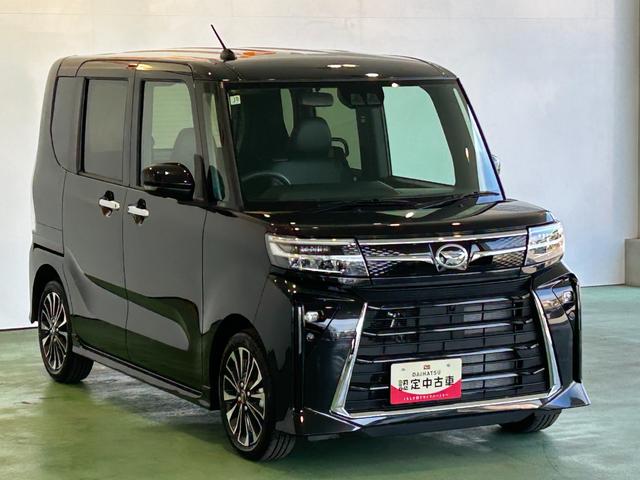 タントカスタムＲＳタ−ボ車　ディスプレイオーディオ　衝突被害軽減ブレーキ　コ−ナ−センサ−　両側電動スライドドア　電動パーキング　アイドリングストップ機能　シ−トヒ−タ−　パノラマモニタ−　ＬＥＤヘッドライト（奈良県）の中古車