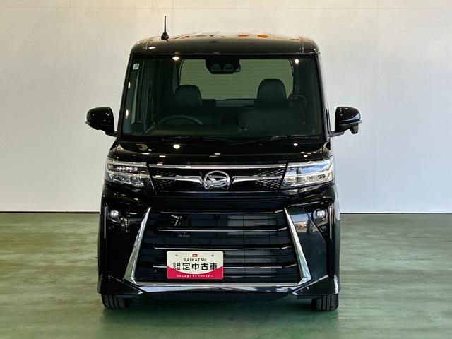 タントカスタムＲＳタ−ボ車　ディスプレイオーディオ　衝突被害軽減ブレーキ　コ−ナ−センサ−　両側電動スライドドア　電動パーキング　アイドリングストップ機能　シ−トヒ−タ−　パノラマモニタ−　ＬＥＤヘッドライト（奈良県）の中古車