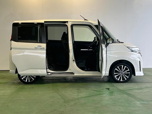 トールカスタムＧ　ターボバックカメラ対応　両側電動スライドドア　衝突被害軽減ブレーキ　コ−ナ−センサ−　全車速追従機能付ＡＣＣ　アイドリングストップ機能　プッシュボタンスタ−ト　電動パーキング　ＬＥＤヘッドライト（奈良県）の中古車