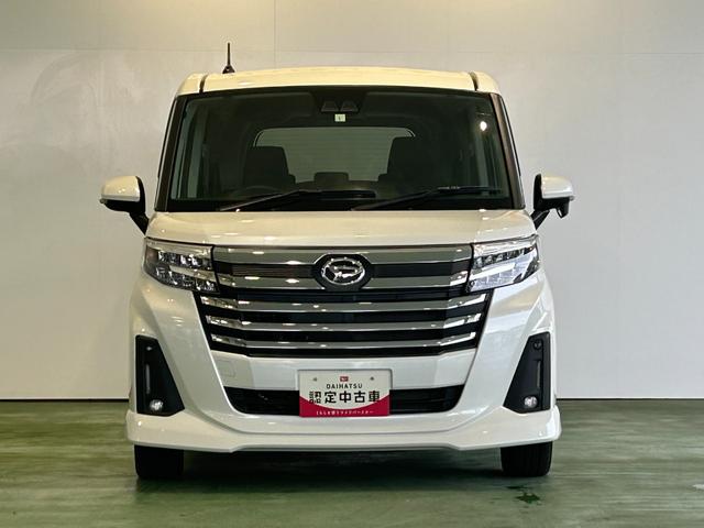 トールカスタムＧ　ターボバックカメラ対応　両側電動スライドドア　衝突被害軽減ブレーキ　コ−ナ−センサ−　全車速追従機能付ＡＣＣ　アイドリングストップ機能　プッシュボタンスタ−ト　電動パーキング　ＬＥＤヘッドライト（奈良県）の中古車