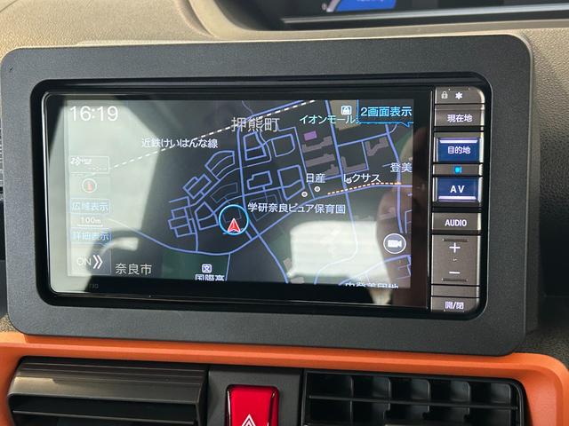 タントファンクロスターボナビ　ドラレコ　コ−ナ−センサ−　衝突被害軽減ブレーキ　フロントシ−トヒ−タ−　両側電動スライドドア　アイドリングストップ機能　バックカメラ　プッシュボタンスタ−ト　電動パーキング（奈良県）の中古車