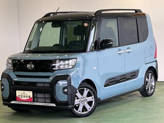 タントファンクロスターボナビ　ドラレコ　コ−ナ−センサ−　衝突被害軽減ブレーキ　フロントシ−トヒ−タ−　両側電動スライドドア　アイドリングストップ機能　バックカメラ　プッシュボタンスタ−ト　電動パーキング（奈良県）の中古車