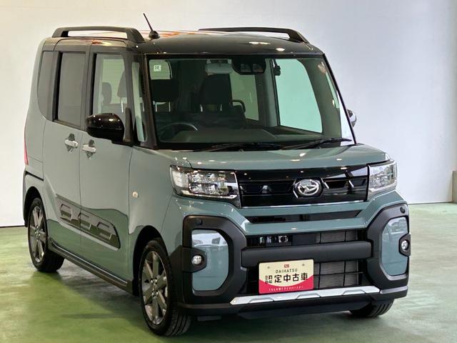 タントファンクロスターボナビ　ドラレコ　コ−ナ−センサ−　衝突被害軽減ブレーキ　フロントシ−トヒ−タ−　両側電動スライドドア　アイドリングストップ機能　バックカメラ　プッシュボタンスタ−ト　電動パーキング（奈良県）の中古車