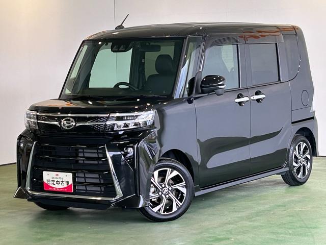 タントカスタムＸナビ　ドラレコ　ＥＴＣ　コ−ナ−センサ−　衝突被害軽減ブレーキ　両側電動スライドドア　シ−トヒ−タ−　アイドリングストップ機能　電動パーキング　パノラマモニタ−　プッシュボタンスタ−ト（奈良県）の中古車