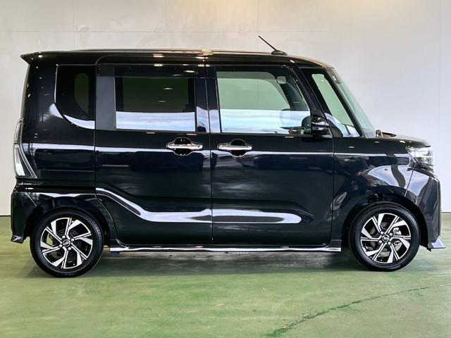 タントカスタムＸナビ　ドラレコ　ＥＴＣ　コ−ナ−センサ−　衝突被害軽減ブレーキ　両側電動スライドドア　シ−トヒ−タ−　アイドリングストップ機能　電動パーキング　パノラマモニタ−　プッシュボタンスタ−ト（奈良県）の中古車