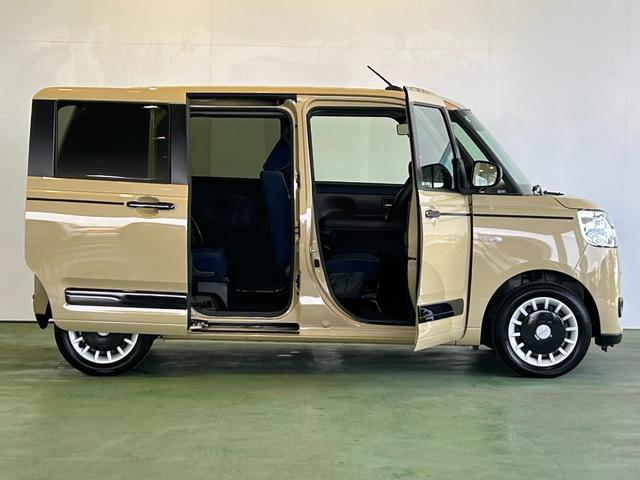 ムーヴキャンバスセオリーＧターボディスプレイオーディオ　衝突被害軽減ブレーキ　コ−ナ−センサ−　両側電動スライドドア　全車速追従機能付ＡＣＣ　電動パーキング　アイドリングストップ機能　シ−トヒ−タ−　バックカメラ　ＬＥＤヘッドライト（奈良県）の中古車