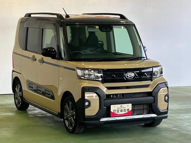 タントファンクロスターボ　ｅｃｏ　ＩＤＬＥ非装着車ディスプレイオーディオ　ＥＴＣ　コ−ナ−センサ−　衝突被害軽減ブレーキ　シ−トヒ−タ−　両側電動スライドドア　電動パーキング　プッシュボタンスタ−ト　バックカメラ　ＬＥＤヘッドライト（奈良県）の中古車