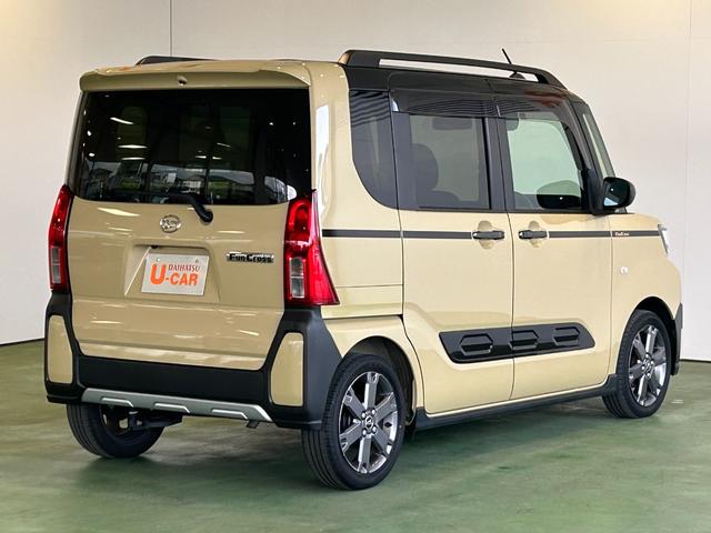 タントファンクロスターボ　ｅｃｏ　ＩＤＬＥ非装着車ディスプレイオーディオ　ＥＴＣ　コ−ナ−センサ−　衝突被害軽減ブレーキ　シ−トヒ−タ−　両側電動スライドドア　電動パーキング　プッシュボタンスタ−ト　バックカメラ　ＬＥＤヘッドライト（奈良県）の中古車