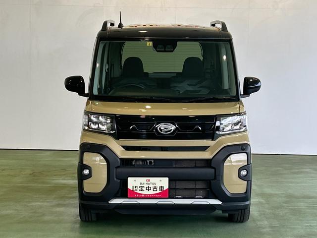 タントファンクロスターボ　ｅｃｏ　ＩＤＬＥ非装着車ディスプレイオーディオ　ＥＴＣ　コ−ナ−センサ−　衝突被害軽減ブレーキ　シ−トヒ−タ−　両側電動スライドドア　電動パーキング　プッシュボタンスタ−ト　バックカメラ　ＬＥＤヘッドライト（奈良県）の中古車