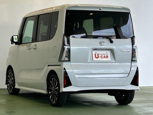 タントカスタムＲＳナビ　ドラレコ　コ−ナ−センサ−　衝突被害軽減ブレーキ　両側電動スライドドア　アイドリングストップ機能　シ−トヒ−タ−　電動パーキング　プッシュボタンスタ−ト　パノラマモニタ−　ＬＥＤヘッドライト（奈良県）の中古車