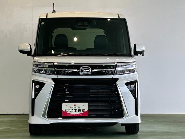 タントカスタムＲＳナビ　ドラレコ　コ−ナ−センサ−　衝突被害軽減ブレーキ　両側電動スライドドア　アイドリングストップ機能　シ−トヒ−タ−　電動パーキング　プッシュボタンスタ−ト　パノラマモニタ−　ＬＥＤヘッドライト（奈良県）の中古車