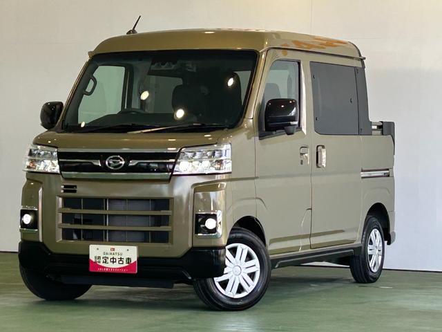 アトレーデッキバンタ−ボ 4WD ナビ ドラレコ ETC コ−ナ−センサ− 衝突被害軽減ブレーキ 全車速追従機能付ACC 両側電動スライドドア アイドリングストップ機能 プッシュボタンスタ−ト バックカメラ(奈良県)の中古車