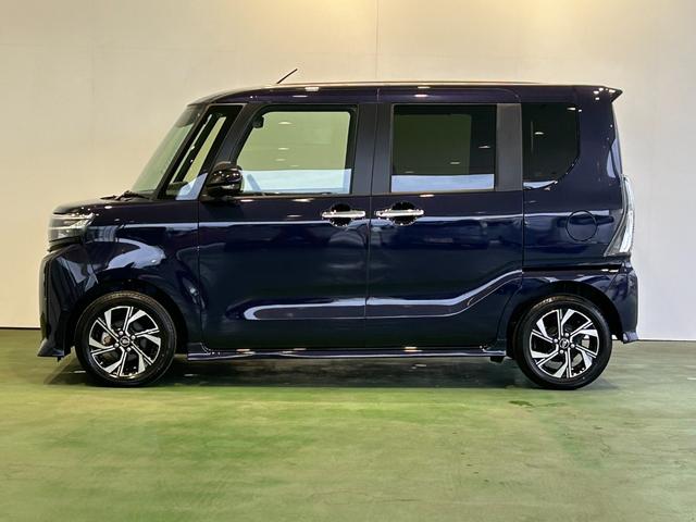 タントカスタムＸナビ　ＥＴＣ　衝突被害軽減ブレーキ　コ−ナ−センサ−　両側電動スライドドア　前席シ−トヒ−タ−　アイドリングストップ機能　電動パーキング　プッシュボタンスタ−ト　バックカメラ（奈良県）の中古車