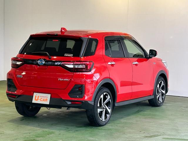 ロッキープレミアムG HEVナビ ドラレコ ETC コ−ナ−センサ− 衝突被害軽減ブレーキ フロントシ−トヒ−タ− テレビキャンセラー 全車速追従機能付ACC 電動パーキング プッシュボタンスタ−ト パノラマモニタ−(奈良県)の中古車