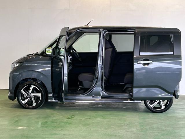 ムーヴRSナビ ドラレコ コ−ナ−センサ− 衝突被害軽減ブレーキ 全車速追従付ACC 両側電動スライドドア アイドリングストップ機能 プッシュボタンスタ−ト パノラマモニタ− LEDヘッドライト(奈良県)の中古車