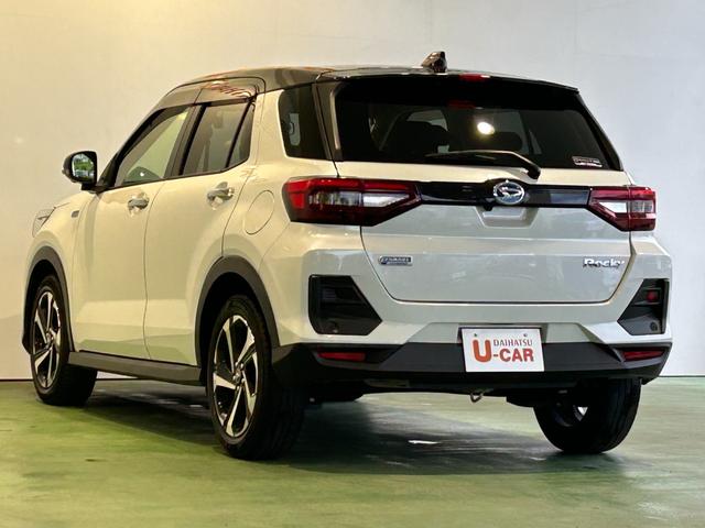 ロッキープレミアムG HEVディスプレイオーディオ ドラレコ ETC シ−トヒ−タ− 全車速追従付ACC 電動パーキング コ−ナ−センサ− 衝突被害軽減ブレーキ パノラマモニタ− LEDヘッドライト(奈良県)の中古車