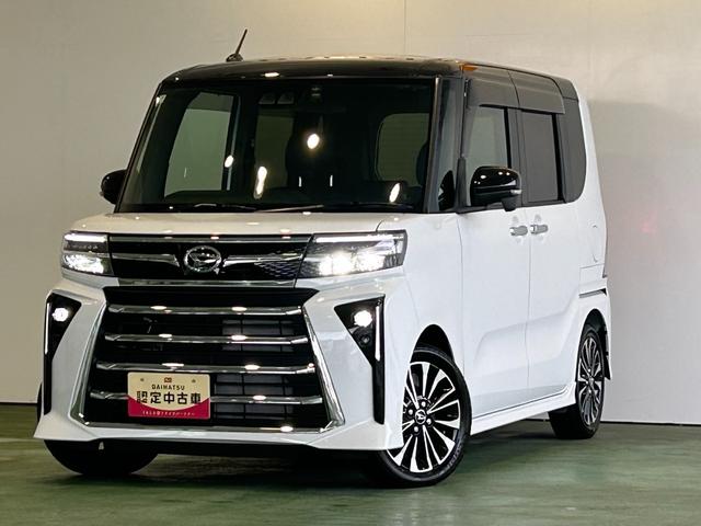 タントカスタムＲＳリミテッドナビ　ドラレコ　ＥＴＣ　衝突被害軽減ブレーキ　コ−ナ−センサ−　両側パワスラ　電動パーキング　全車速追従機能付ＡＣＣ　プッシュボタンスタ−ト　アイドリングストップ機能　シ−トヒ−タ−　パノラマモニタ−（奈良県）の中古車
