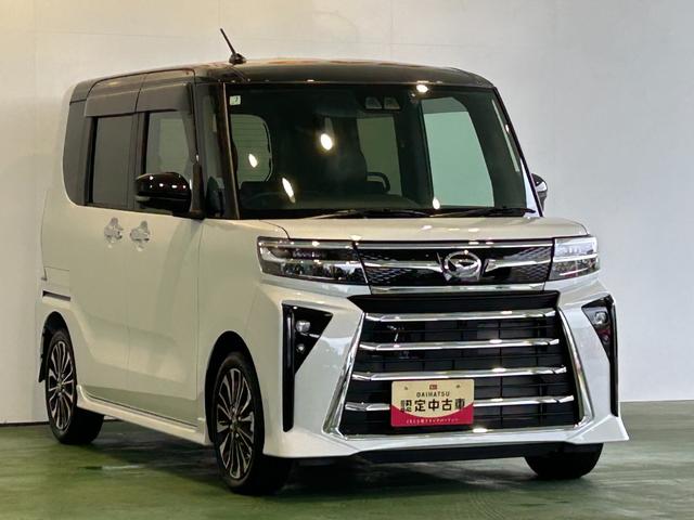 タントカスタムＲＳリミテッドナビ　ドラレコ　ＥＴＣ　衝突被害軽減ブレーキ　コ−ナ−センサ−　両側パワスラ　電動パーキング　全車速追従機能付ＡＣＣ　プッシュボタンスタ−ト　アイドリングストップ機能　シ−トヒ−タ−　パノラマモニタ−（奈良県）の中古車