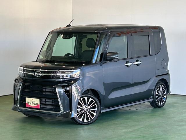 タントカスタムRSナビ ドラレコ ETC 衝突被害軽減ブレーキ コ−ナ−センサ− 両側電動スライドドア アイドリングストップ機能 シ−トヒ−タ− 電動パーキング プッシュボタンスタ−ト パノラマモニタ−(奈良県)の中古車
