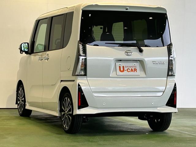 タントカスタムＲＳパノラマモニタ−対応　両側電動スライドドア　衝突被害軽減ブレーキ　コ−ナ−センサ−　アイドリングストップ機能　電動パーキング　プッシュボタンスタ−ト（奈良県）の中古車