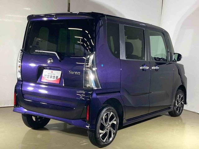 タントカスタムＸダイハツ認定中古車　スマートアシスト付き　衝突被害軽減ブレーキ　前後誤発進抑制ブレーキ　まごころ保証付き　４ＷＤ　キーフリーシステム　プッシュボタンスタート　コーナーセンサー　シートヒーター（鳥取県）の中古車