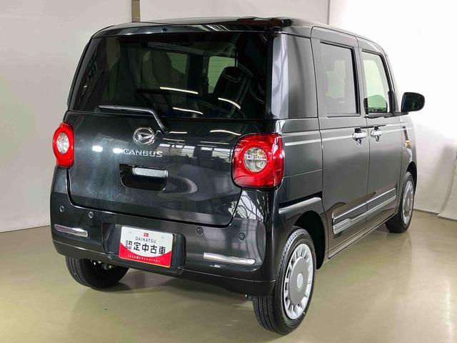 ムーヴキャンバスセオリーＧダイハツ認定中古車　スマートアシスト付き　衝突被害軽減ブレーキ　前後誤発信抑制ブレーキ　まごころ保証付き　４ＷＤ　キーフリーシステム　プッシュボタンスタート　コーナーセンサー　シートヒーター（鳥取県）の中古車