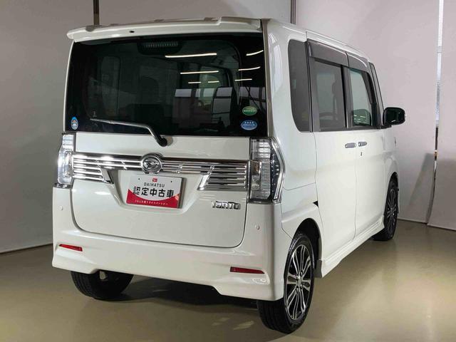 タントカスタムＲＳ　トップエディションＳＡIIダイハツ認定中古車　スマートアシスト付き　衝突被害軽減ブレーキ　前後誤発信抑制ブレーキ　まごころ保証付き　４ＷＤ　キーフリーシステム　ナビ付き　バックカメラ　ステアリングスイッチ（鳥取県）の中古車