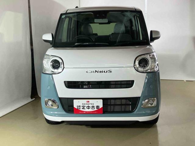 ムーヴキャンバスストライプスＧスマートアシスト付き　ワンオーナー　シートヒーター　ディスプレイオーディオ付き　バックカメラ　コーナーセンサー　ＬＥＤヘッドランプ　オートライト・ハイビーム　電動パーキングブレーキ（鳥取県）の中古車