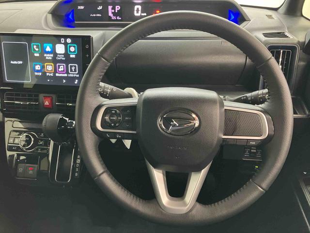 タントカスタムＲＳスマートアシスト付き　ワンオーナー　ディスプレイオーディオ付き　４ＷＤ　シートヒーター　両側電動スライドドア　バックカメラ　ステアリングスイッチ　キーフリー　オートエアコン　オートライト・ハイビーム（鳥取県）の中古車