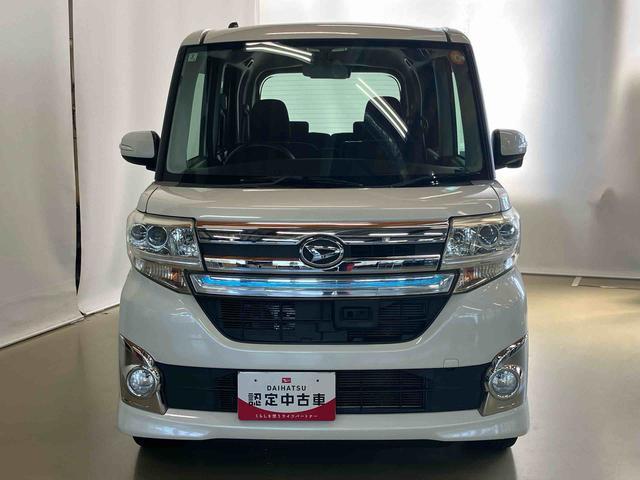 タントカスタムＲＳ　ＳＡスマートアシスト付き　フルタイム４ＷＤ　ＬＥＤヘッドランプ　オートライト　ナビゲーションシステム付き　バックカメラ　ステアリングスイッチ　両側電動スライドドア　キーフリー　ターボエンジン（鳥取県）の中古車