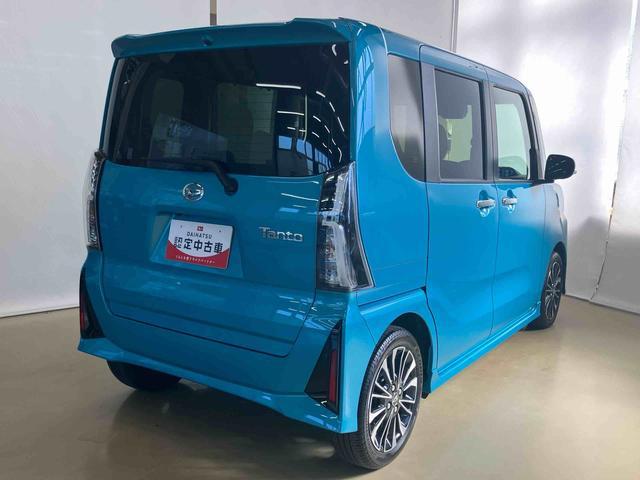 タントカスタムＲＳスマートアシスト付き　ワンオーナー　オートライト・ハイビーム　ＬＥＤヘッドランプ　コーナーセンサー　両側電動スライドドア　電動パーキングブレーキ　ブレーキホールドシステム　キーフリー（鳥取県）の中古車