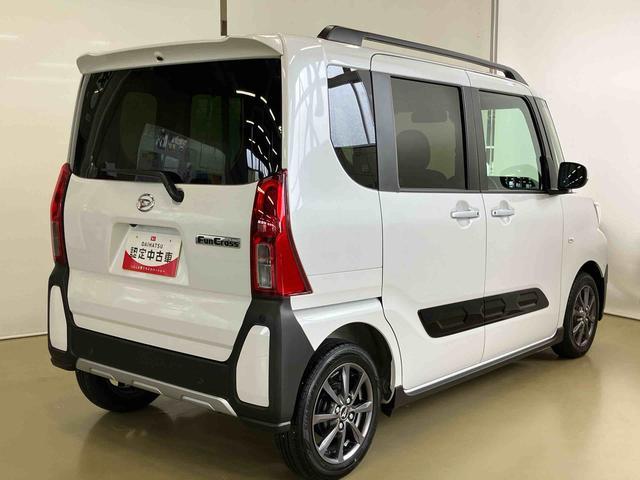 タントファンクロススマートアシスト付き オートライト・ハイビーム LEDヘッドランプ コーナーセンサー 両側電動スライドドア 電動パーキングブレーキ ブレーキホールドシステム キーフリーシステム(鳥取県)の中古車