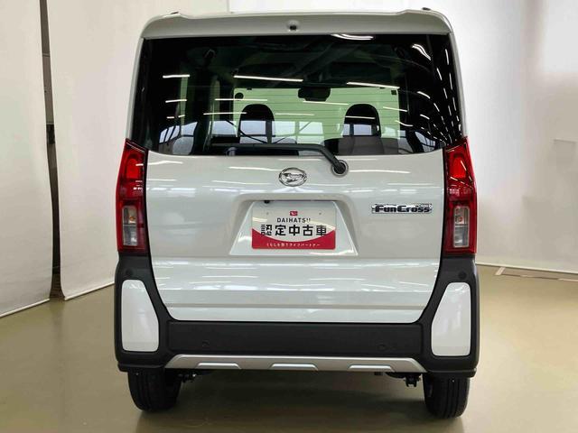 タントファンクロススマートアシスト付き オートライト・ハイビーム LEDヘッドランプ コーナーセンサー 両側電動スライドドア 電動パーキングブレーキ ブレーキホールドシステム キーフリーシステム(鳥取県)の中古車