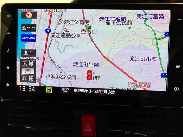 タントカスタムＲＳスマートアシスト付き　ナビゲーションシステム付き　ドライブレコーダー付き　バックカメラ付き　両側電動スライドドア　キーフリーシステム　ステアリングスイッチ　シートヒーター　フルタイム４ＷＤ（鳥取県）の中古車
